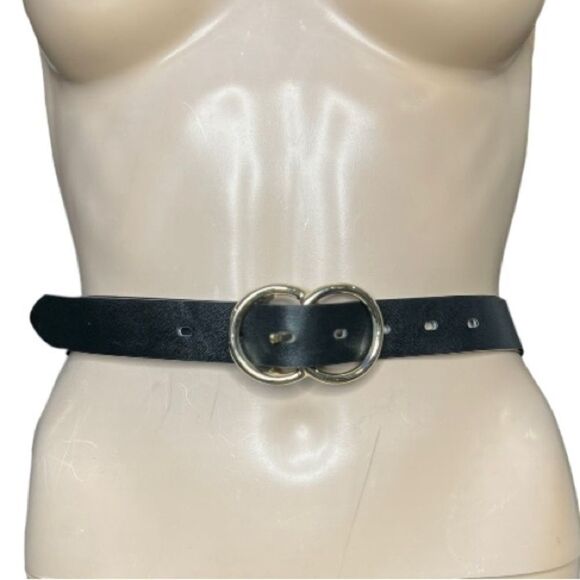 Double Hoop Black Belt S - Picture 1 of 2